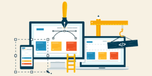 website construction illustration